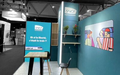 Stand écologique SNCF au salon B.E 5.0 par Enjoy Expo