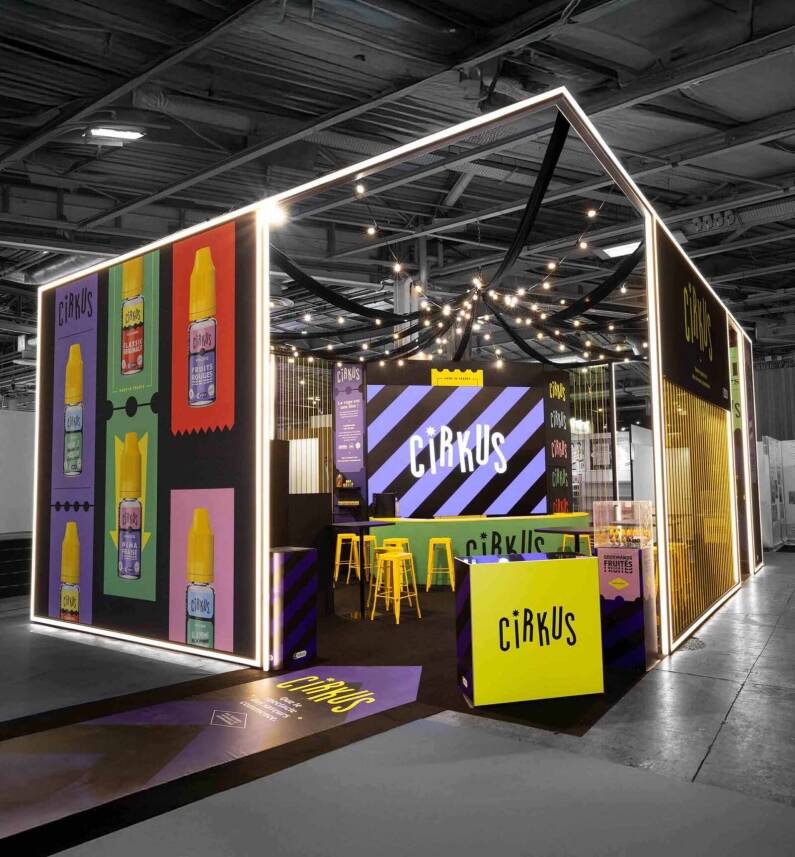 Stand VDLV cirkus Vapexpo Paris