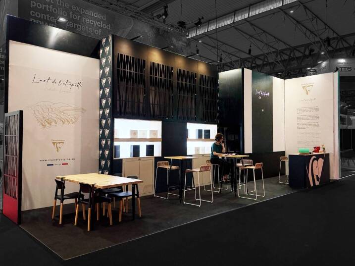 Clairfontaine au salo Labelexpo à Bercelone